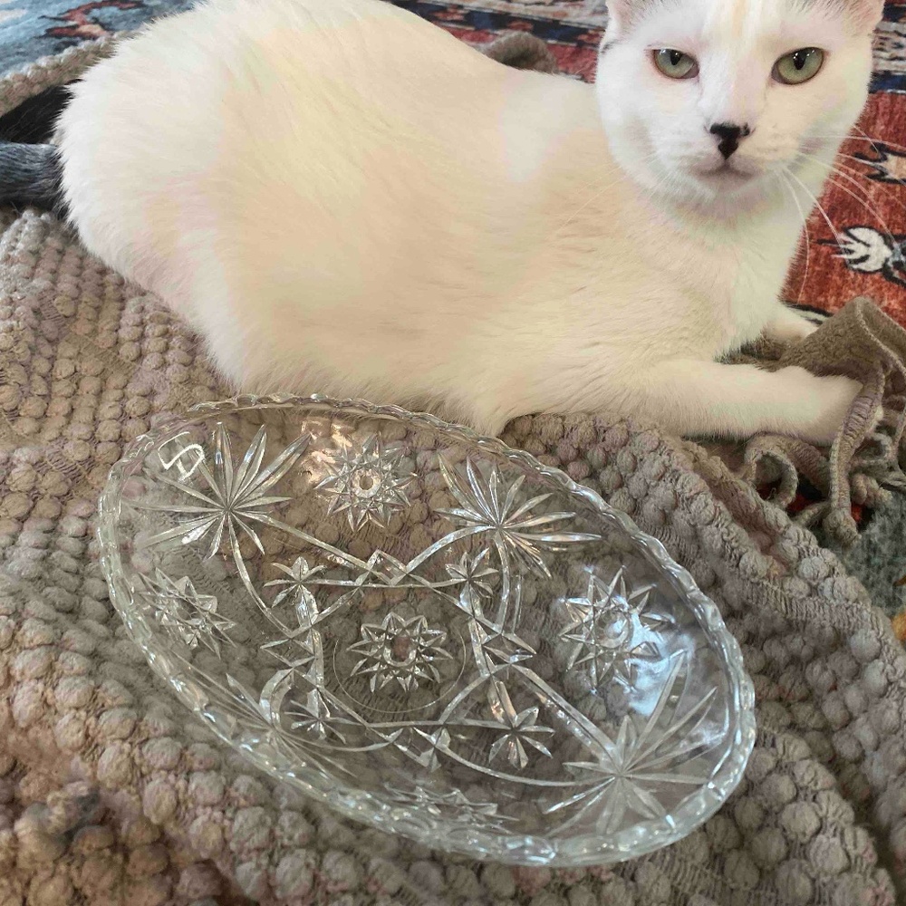 Anchor Hocking Star of David Serving Dish